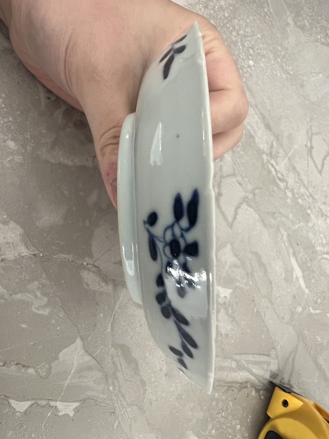 古玩陶瓷青花四美圖盤拍賣,當前價格288元