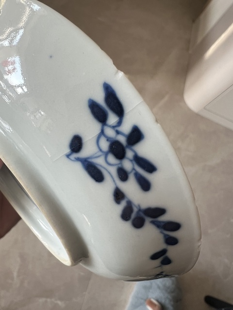 古玩陶瓷青花四美圖盤拍賣,當前價格288元