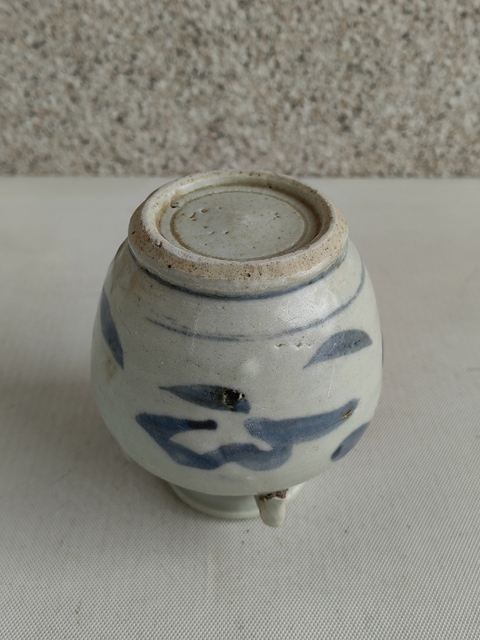 古玩陶瓷青花花卉紋執壺拍賣,當前價格580元