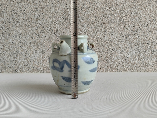 古玩陶瓷青花花卉紋執壺拍賣,當前價格580元