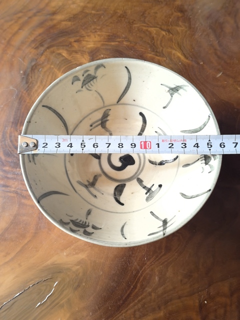 古玩陶瓷清中期青花碗拍賣，當前價格188元