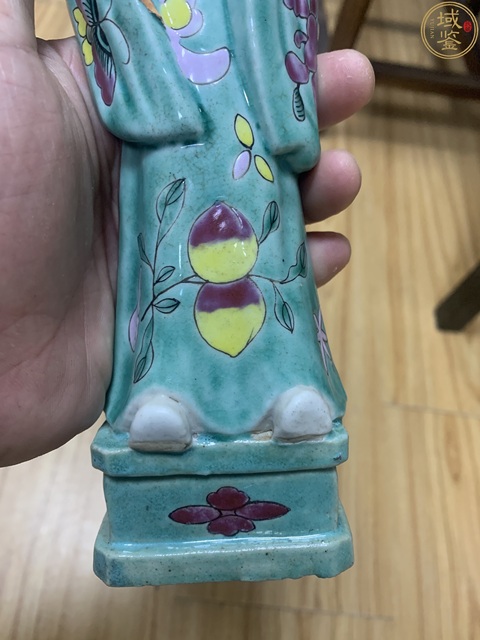 古玩陶瓷粉彩韓湘子造像拍賣，當(dāng)前價格3500元
