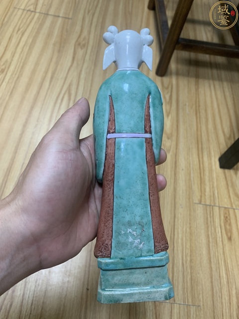 古玩陶瓷粉彩韓湘子造像拍賣，當(dāng)前價格3500元