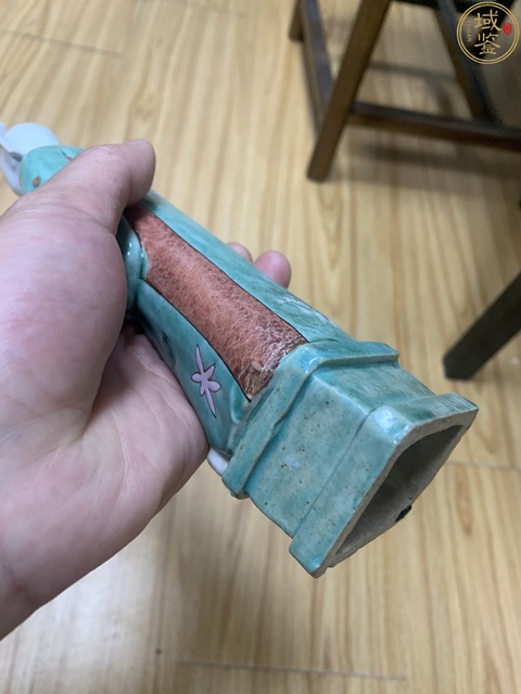 古玩陶瓷粉彩韓湘子造像拍賣，當(dāng)前價格3500元