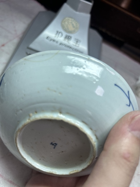 古玩陶瓷清早期魚紋青花盤拍賣，當前價格600元