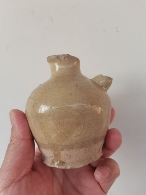 古玩陶瓷長沙窯青釉水注拍賣，當前價格0元