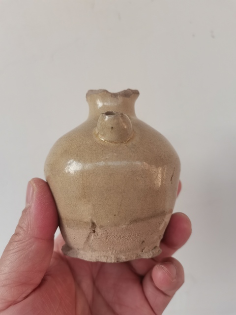 古玩陶瓷長沙窯青釉水注拍賣，當前價格0元