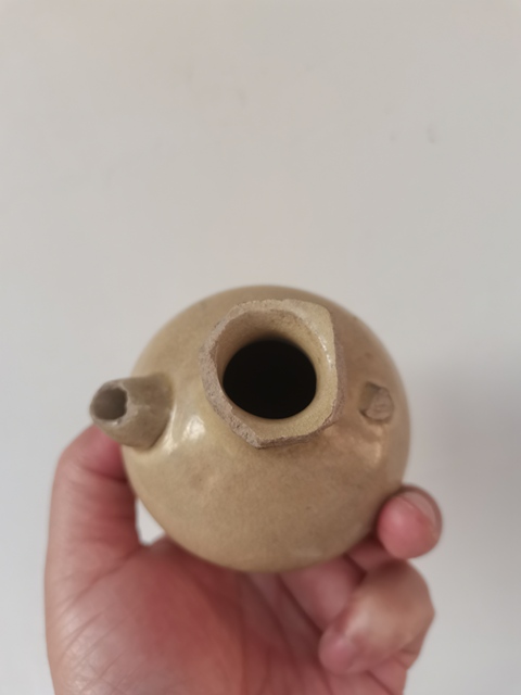 古玩陶瓷長沙窯青釉水注拍賣，當前價格0元