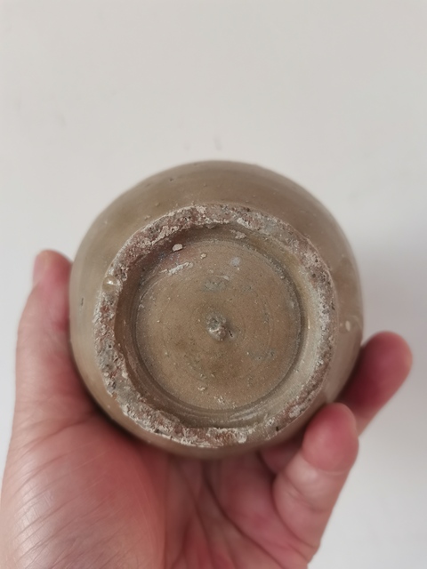 古玩陶瓷越窯青瓷瓜棱水注拍賣，當前價格0元