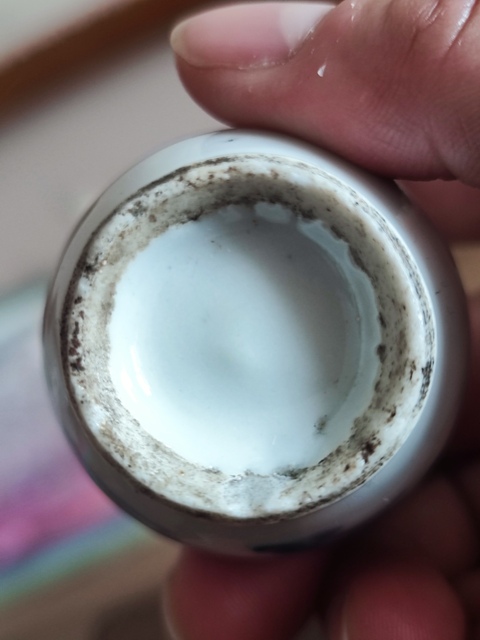 古玩陶瓷清晚期青花山水人物紋玉壺春瓶拍賣，當前價格488元