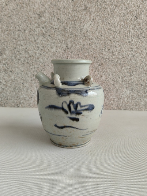 古玩陶瓷青花福字壺拍賣,當前價格580元