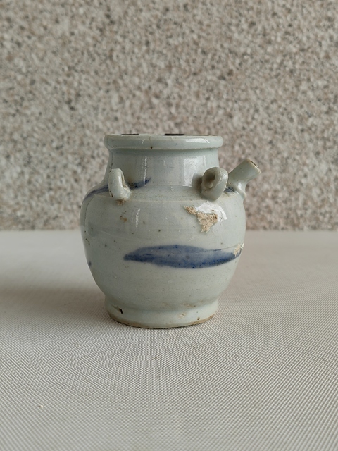 古玩陶瓷青花四系壺拍賣,當前價格580元