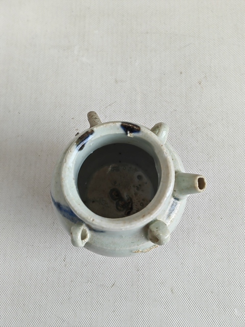 古玩陶瓷青花四系壺拍賣,當前價格580元