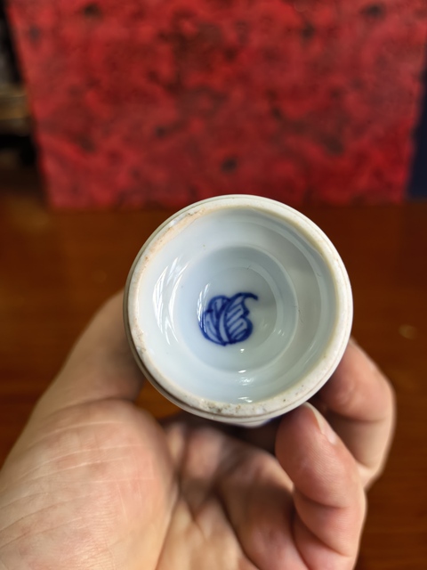 古玩陶瓷康熙青花花卉紋六方葫蘆瓶拍賣,當前價格8888元