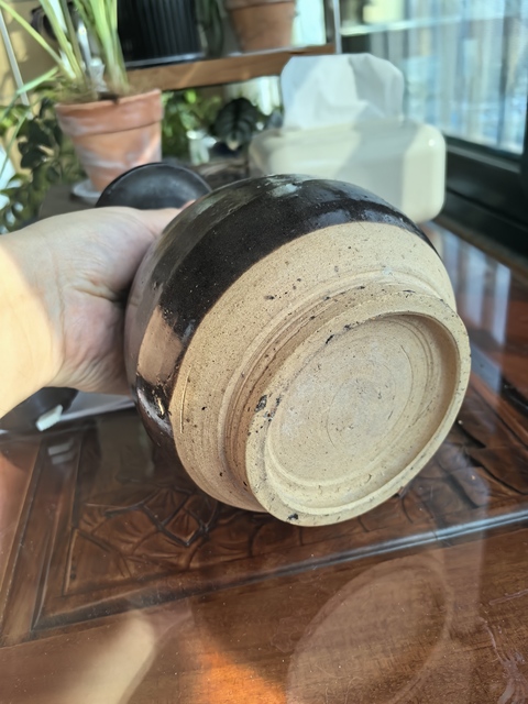 古玩陶瓷元代·黑釉玉壺春瓶拍賣，當前價格3300元