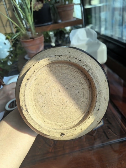 古玩陶瓷元代·黑釉玉壺春瓶拍賣，當前價格3300元