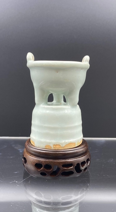 古玩陶瓷宋末元初影青三供爐拍賣,當前價格8500元