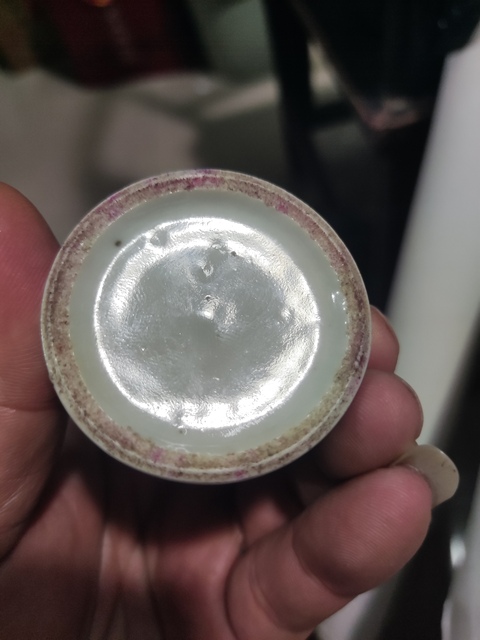 古玩陶瓷晚清山水紋青花水盂拍賣,當前價格698元