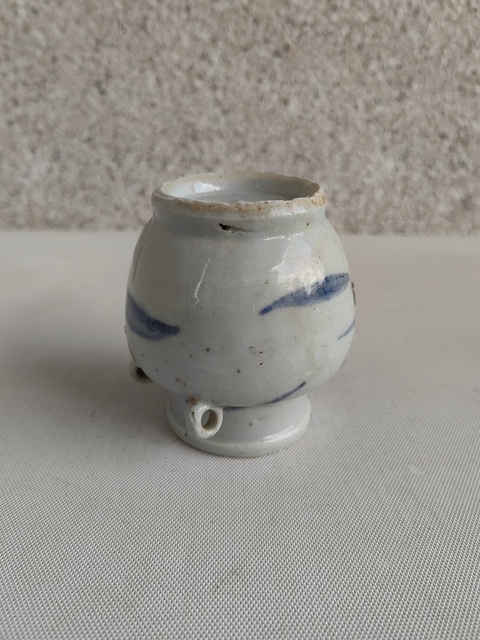 古玩陶瓷青花四系壺拍賣,當前價格580元
