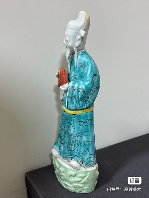 古玩陶瓷粉彩人物造像拍賣，當前價格3500元