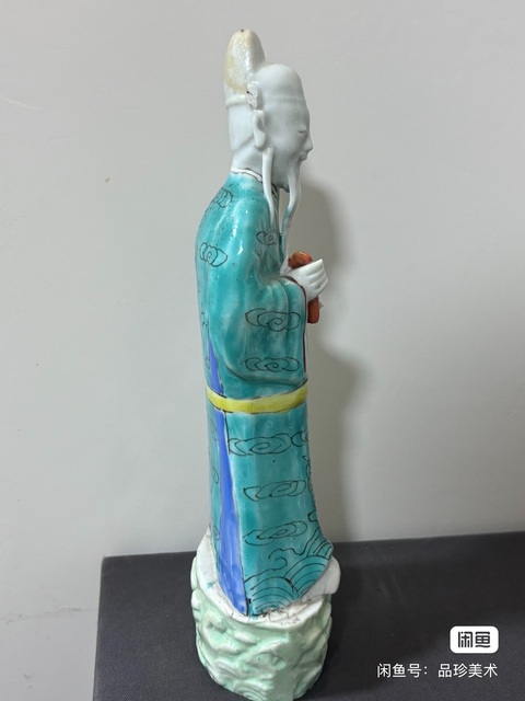 古玩陶瓷粉彩人物造像拍賣，當前價格3500元