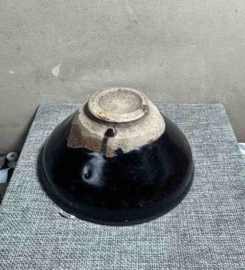 古玩陶瓷福清窯黑釉束口盞拍賣，當前價格0元