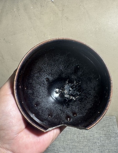 古玩陶瓷福清窯黑釉束口盞拍賣，當前價格0元