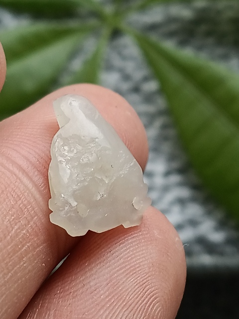 古玩玉器(一口價放漏)超白清代和田玉雕“壽星帽花”拍賣,當前價格500元