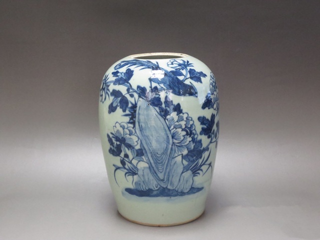 古玩陶瓷花鳥紋冬瓜罐拍賣，當前價格1855元