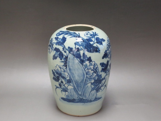 古玩陶瓷花鳥紋冬瓜罐拍賣，當前價格1855元