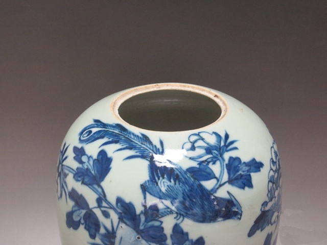 古玩陶瓷花鳥紋冬瓜罐拍賣，當前價格1855元