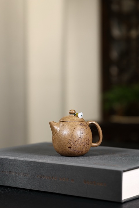 古玩雜項《龍蛋》紫砂壺真品鑒賞圖