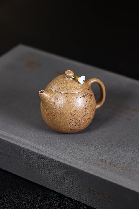 古玩雜項《龍蛋》紫砂壺真品鑒賞圖