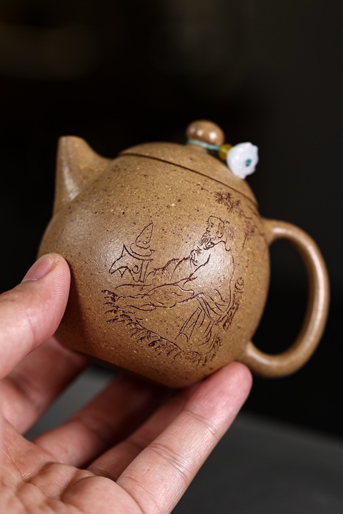 古玩雜項《龍蛋》紫砂壺真品鑒賞圖