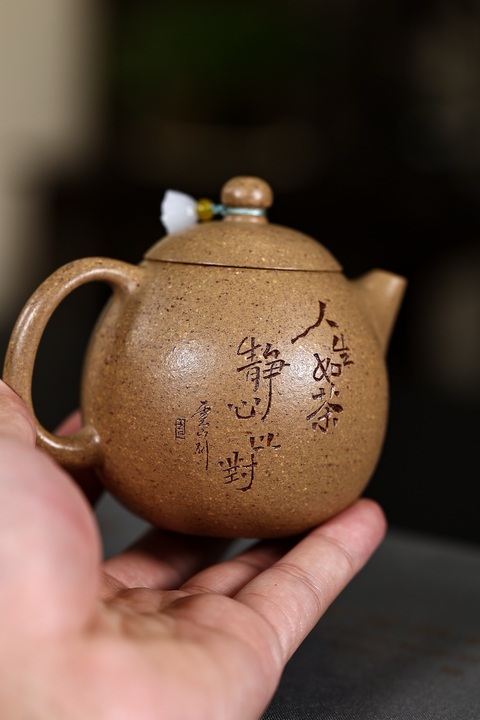 古玩雜項《龍蛋》紫砂壺真品鑒賞圖