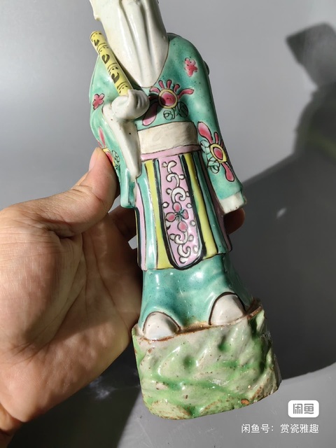 古玩陶瓷粉彩人物造像拍賣，當前價格3500元
