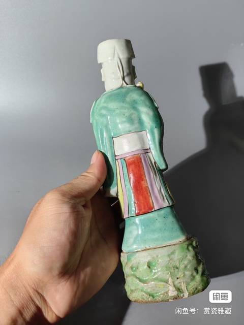古玩陶瓷粉彩人物造像拍賣，當前價格3500元