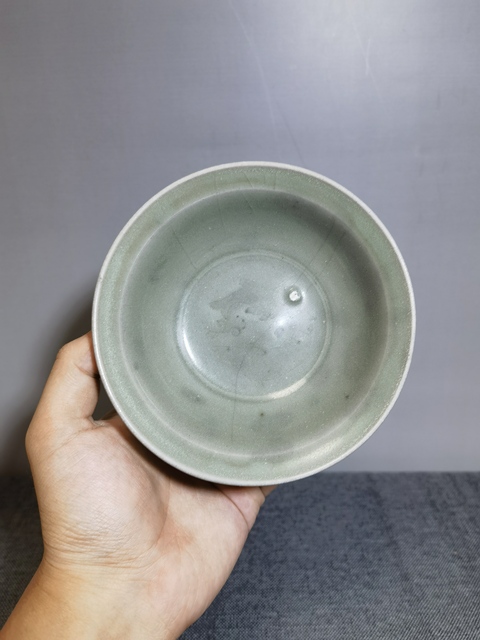 古玩陶瓷【精品】南宋龍泉青瓷雙魚洗拍賣，當前價格1980元