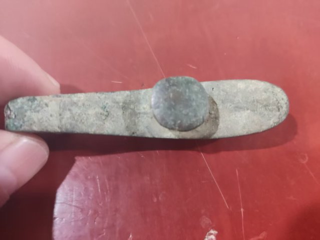 古玩銅器**錯銀**帶鉤拍賣,當前價格588元