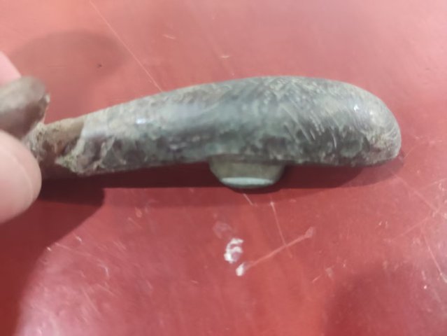 古玩銅器**錯銀**帶鉤拍賣,當前價格588元