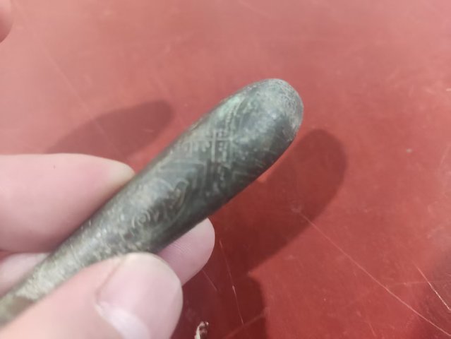 古玩銅器**錯銀**帶鉤拍賣,當前價格588元