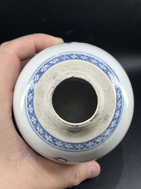 古玩陶瓷青花山水紋罐拍賣,當前價格4500元