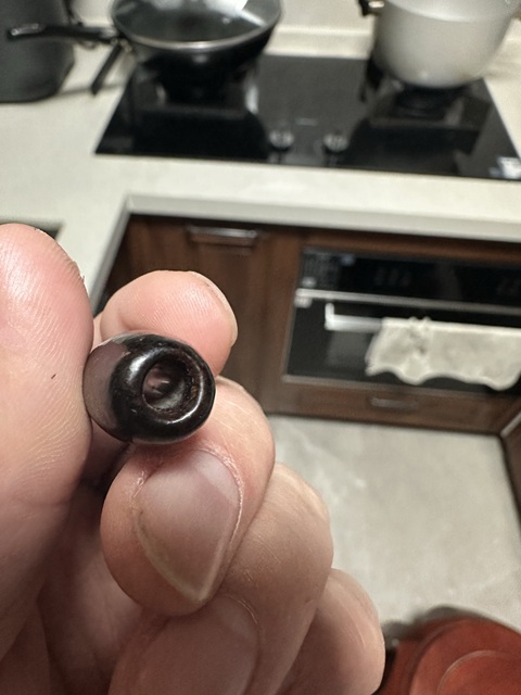 古玩玉器春秋·地方料管珠拍賣，當前價格1500元