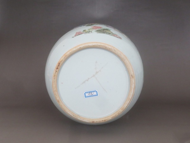 古玩陶瓷仕女紋粉彩冬瓜罐拍賣,當前價格966元