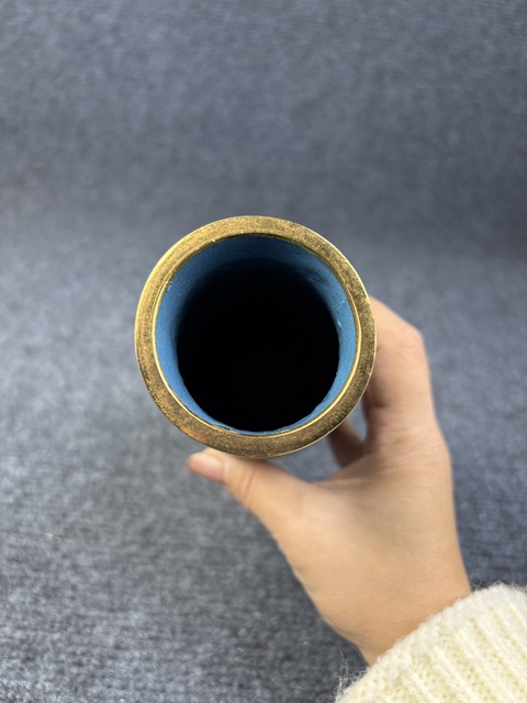 古玩雜項(xiàng)銅胎掐絲琺瑯賞瓶拍賣(mài),當(dāng)前價(jià)格699元