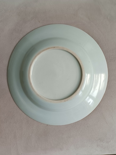 古玩陶瓷青花花卉紋盤拍賣,當前價格680元