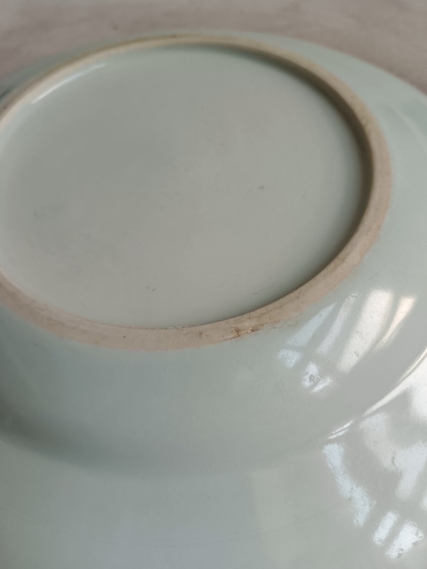 古玩陶瓷青花花卉紋盤拍賣,當前價格680元