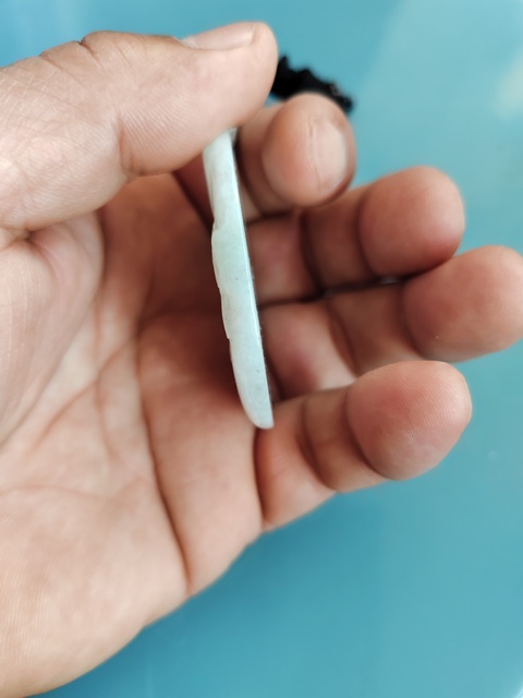 古玩玉器天然翡翠雕“八駿牌”拍賣，當前價格777元