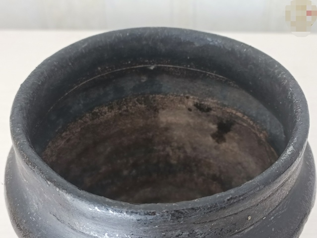 古玩陶瓷明代黑釉蓋罐拍賣，當前價格110元
