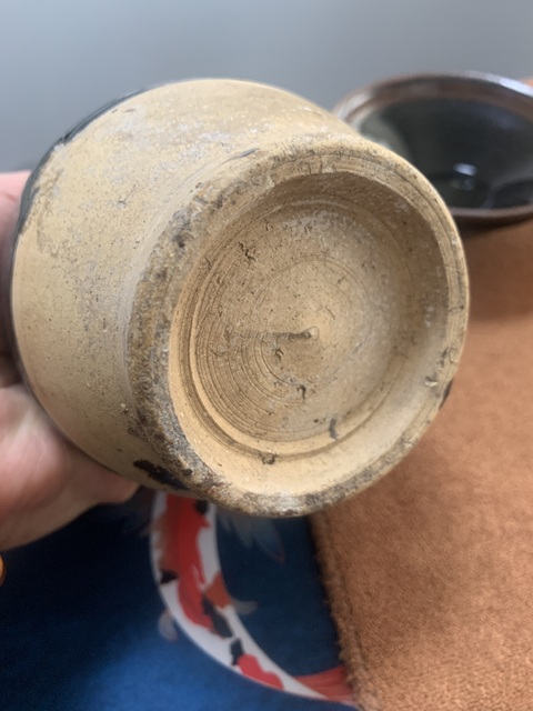 古玩陶瓷磁州窯黑釉撇口瓶拍賣，當前價格6800元